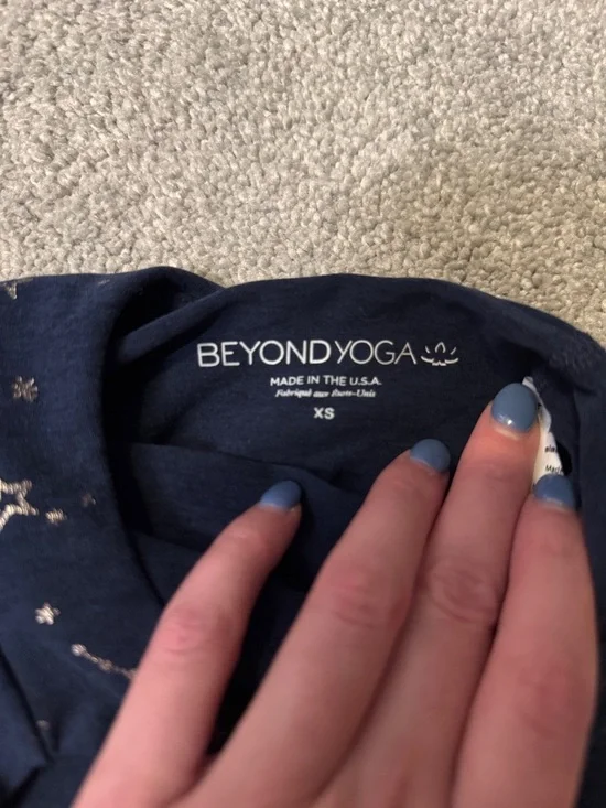 Beyond Yoga Navy Moon & Star Tank Top - Picture 2 of 3